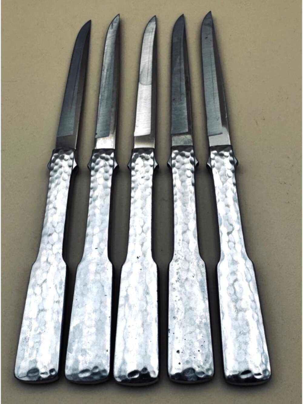 5 Towle HAMMERSMITH Non Serrated Steak Knives Stainless Germany